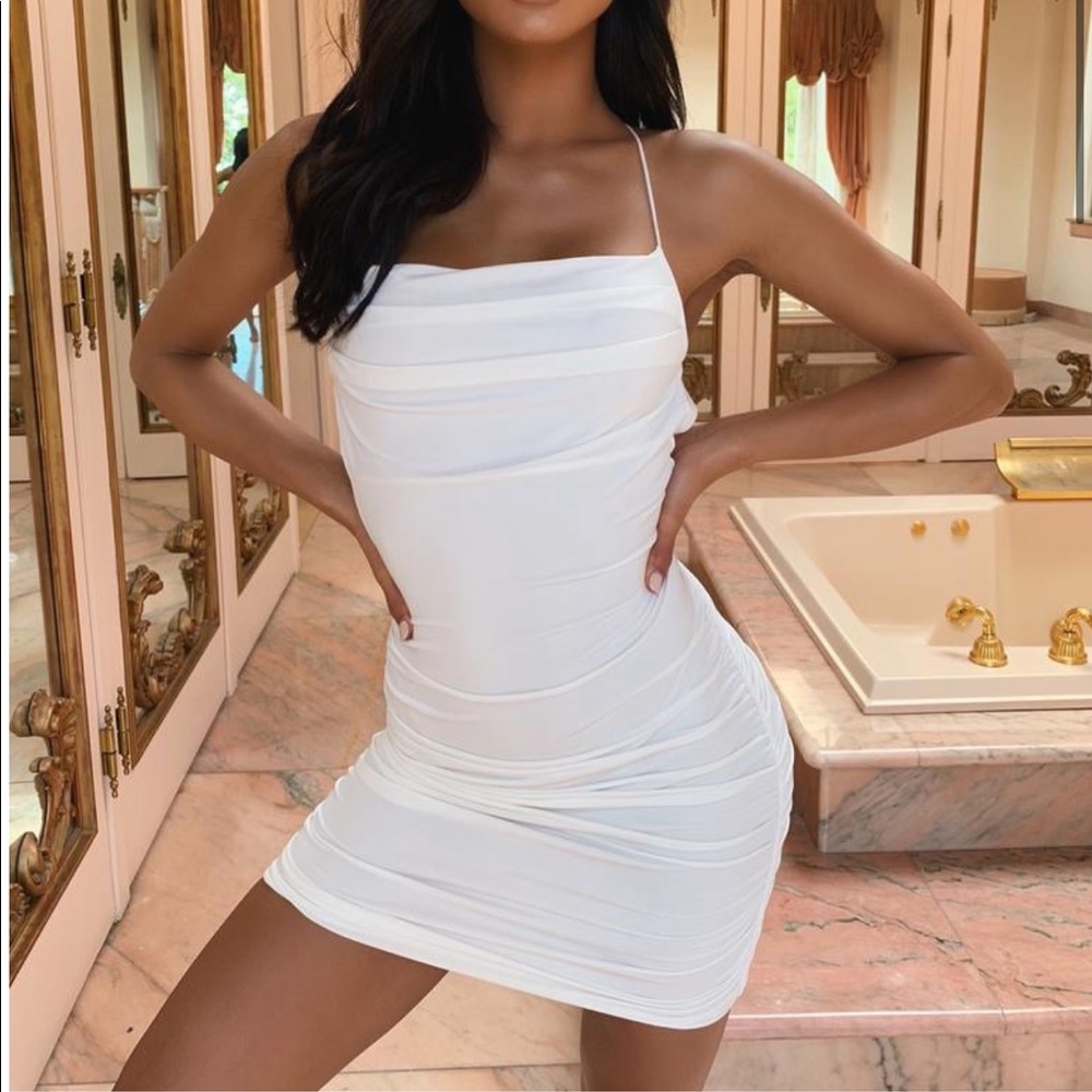 White clubbing dress